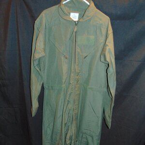 46 Large Mens Flight Coverall's  CWU 27P SAGE GREEN